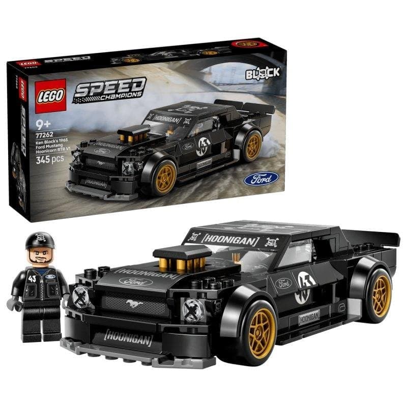 LEGO Speed Champions 65 Ford Mustang Hoonicorn V1 de Ken Block 77262 con 345 piezas.
