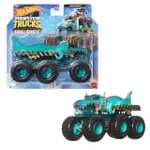 Hot Wheels Monster Trucks Big Rigs - Coche de Juguete con Ruedas Grandes que Transporta y Remolca otros Vehículos (Modelo Aleatorio)
