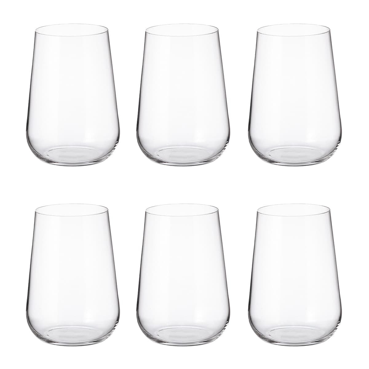 Juego 6 vasos altos Ardea Bohemia Cristal