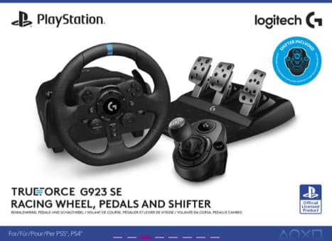 Volante Logitech G923 SE Trueforce + Shifter