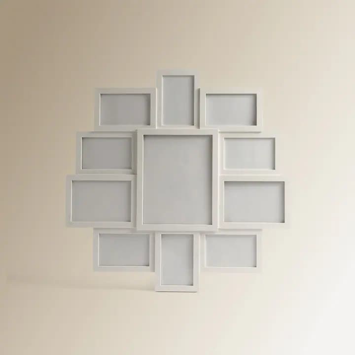 Marco de fotos múltiple 11 fotos El Corte Inglés Blanco [Disponible oferta 3x2, donde nos saldría la Unidad a 7'18€]