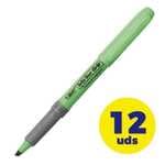 Bic Brite Liner Grip Caja de Marcadores Fluorescentes 12 Unidades Verdes