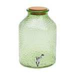 Fuente de vidrio martillado 8,5L Verde