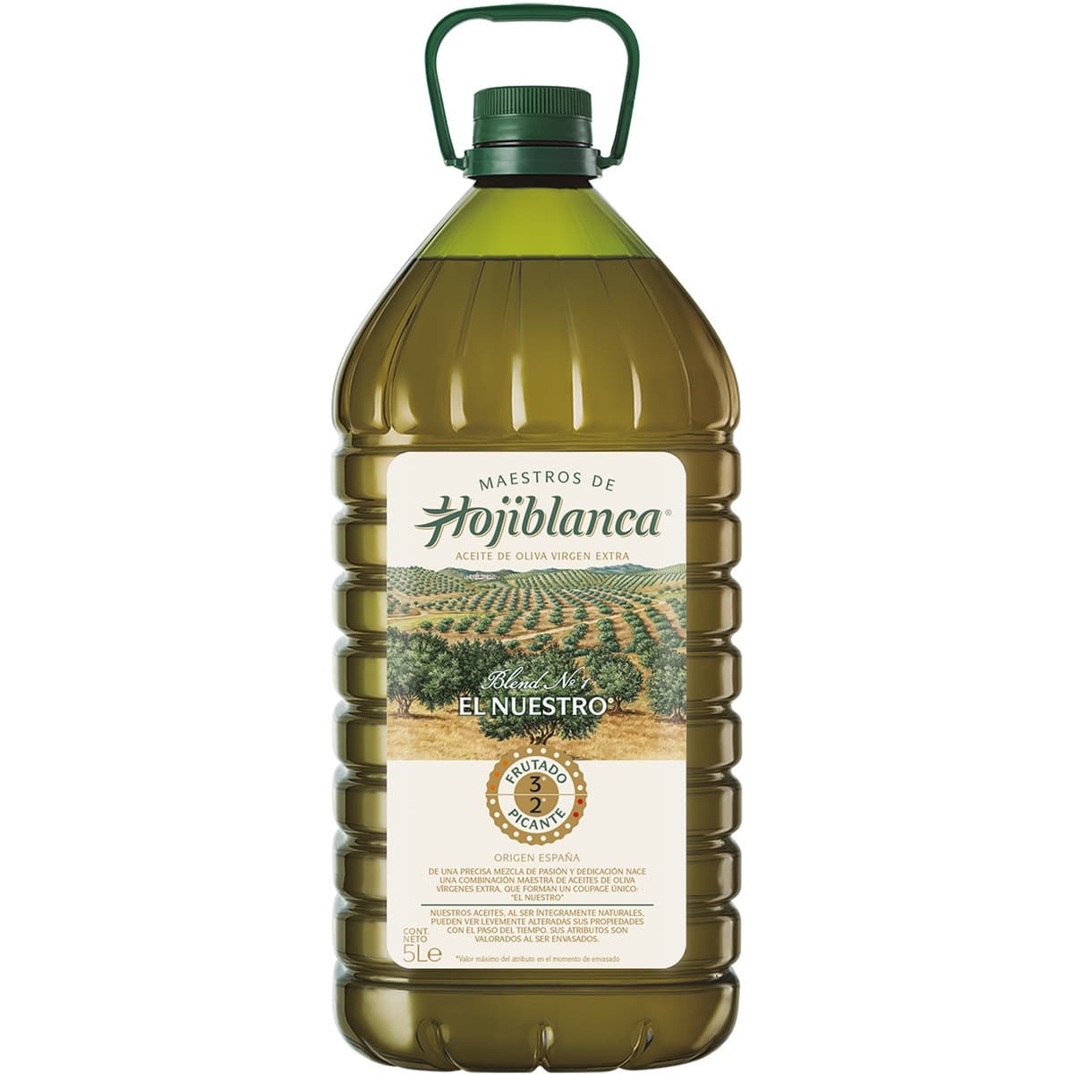Aceite de oliva virgen extra 5L - El Nuestro (Maestros de hojiblanca)