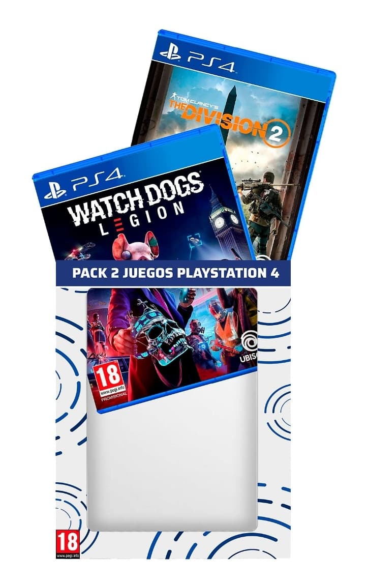 PS4 Pack 2 juegos: The Division 2 + Watch Dogs: Legion