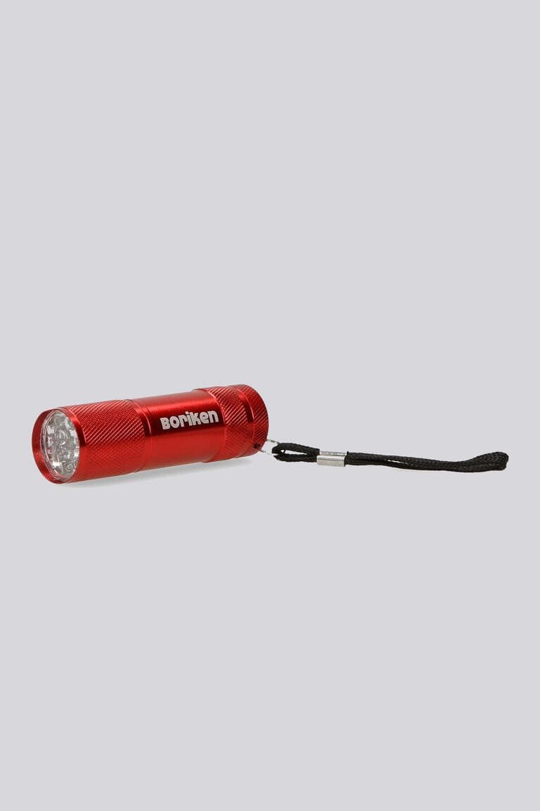 Linterna 9 Leds - Boriken - Color rojo