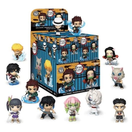 12 unidades Figura coleccionable FUNKO Mystery Minis Demon Slayer (También Stitch con disfraz)