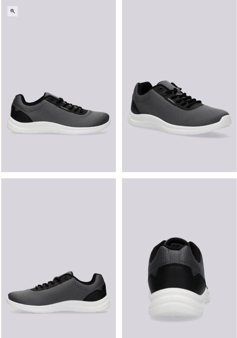 Zapatillas casual Up Brucetres, hombre, color gris.