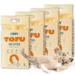 Arena Gato Tofu Natural 10kg Sin perfume