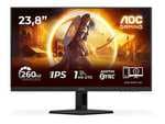 Monitor gaming - AOC 24G4ZRE, 24" Full-HD, 260 Hz, 0.3 ms MPRT, IPS, G-SYNC Compatible, Sin marco de 3 lados, HDR10, Negro