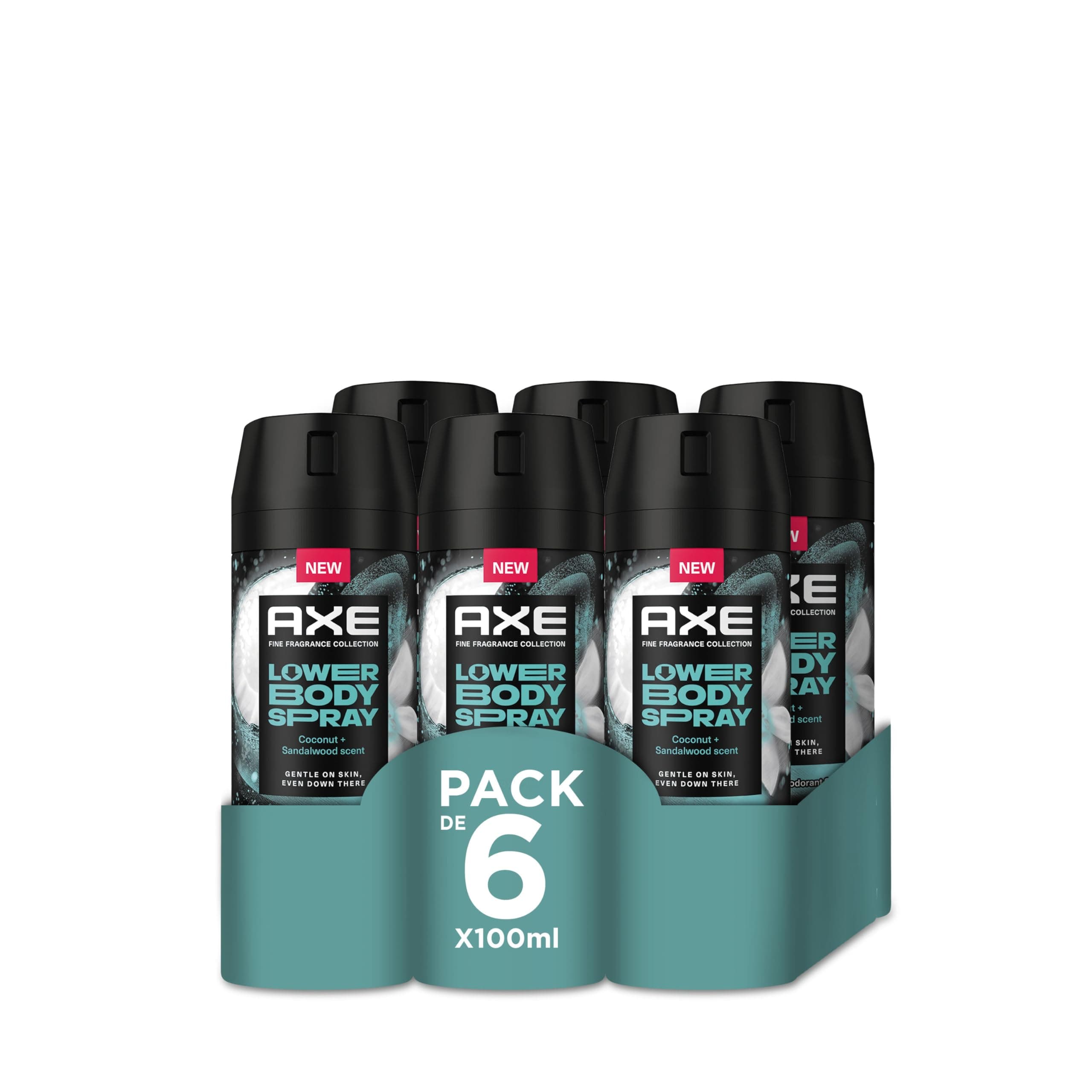 Axe All Over Body Coconut 100ml x6 (Precio con suscríbete y ahorra)