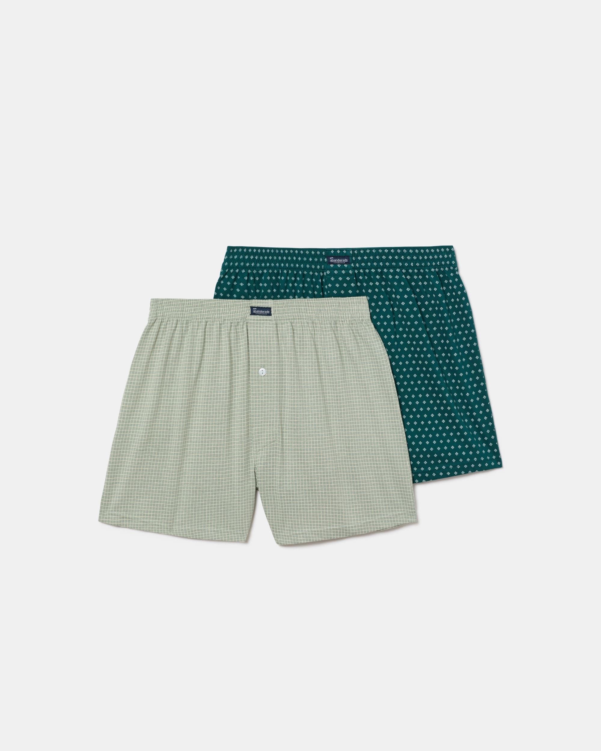 Pack de 2 boxers de punto de hombre algodón estampados Multicolor Abanderado