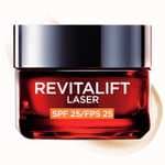 L'Oréal Paris Revitalift Láser Triple Acción Crema de Día Nº1 Anti-Edad SPF25 con Pro-Retinol, Ácido Hialurónico y Vitamina Cg - 5oml
