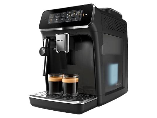 Cafetera superautomática - Philips 3300 Series EP3321/40, Tecnología AquaClean, 2 tazas, Presión Máx. 15 bar, Deposito de agua 1.8 l, 1500w