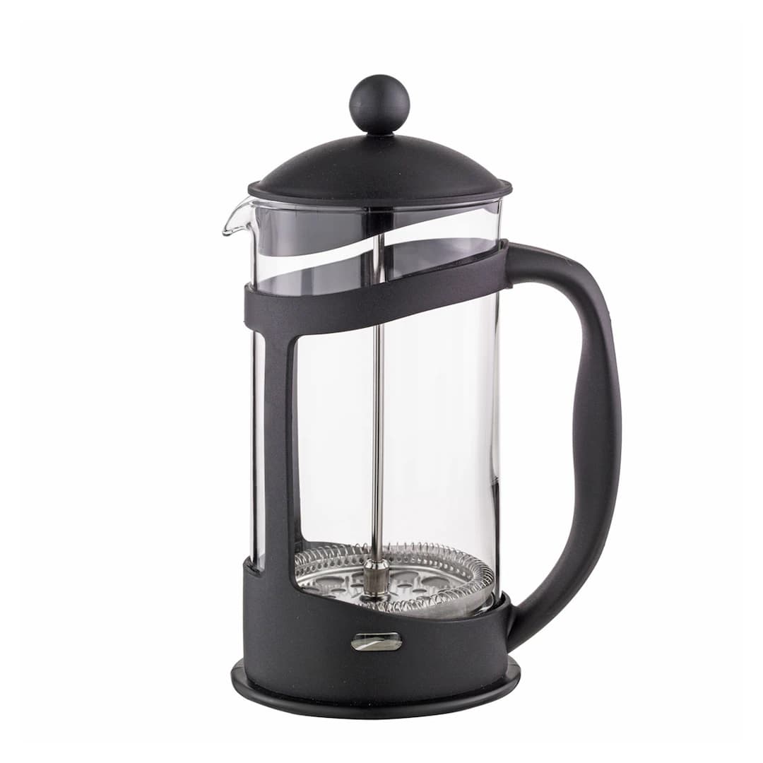 Cafetera de émbolo de cristal y plástico El Corte Inglés | 3 tazas por 6,96€ | 8 tazas por 9,06€