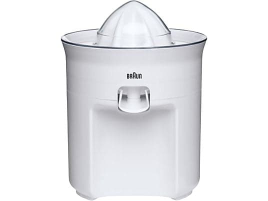 Exprimidor - Braun Exprimidor eléctrico Tribute Collection CJ 3050WH, 60 W de potencia, Capacidad vaso 1.75 l