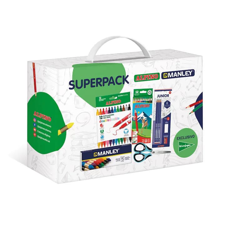 Pack ahorro escolar Vuelta al Cole Alpino, 2 diferentes.