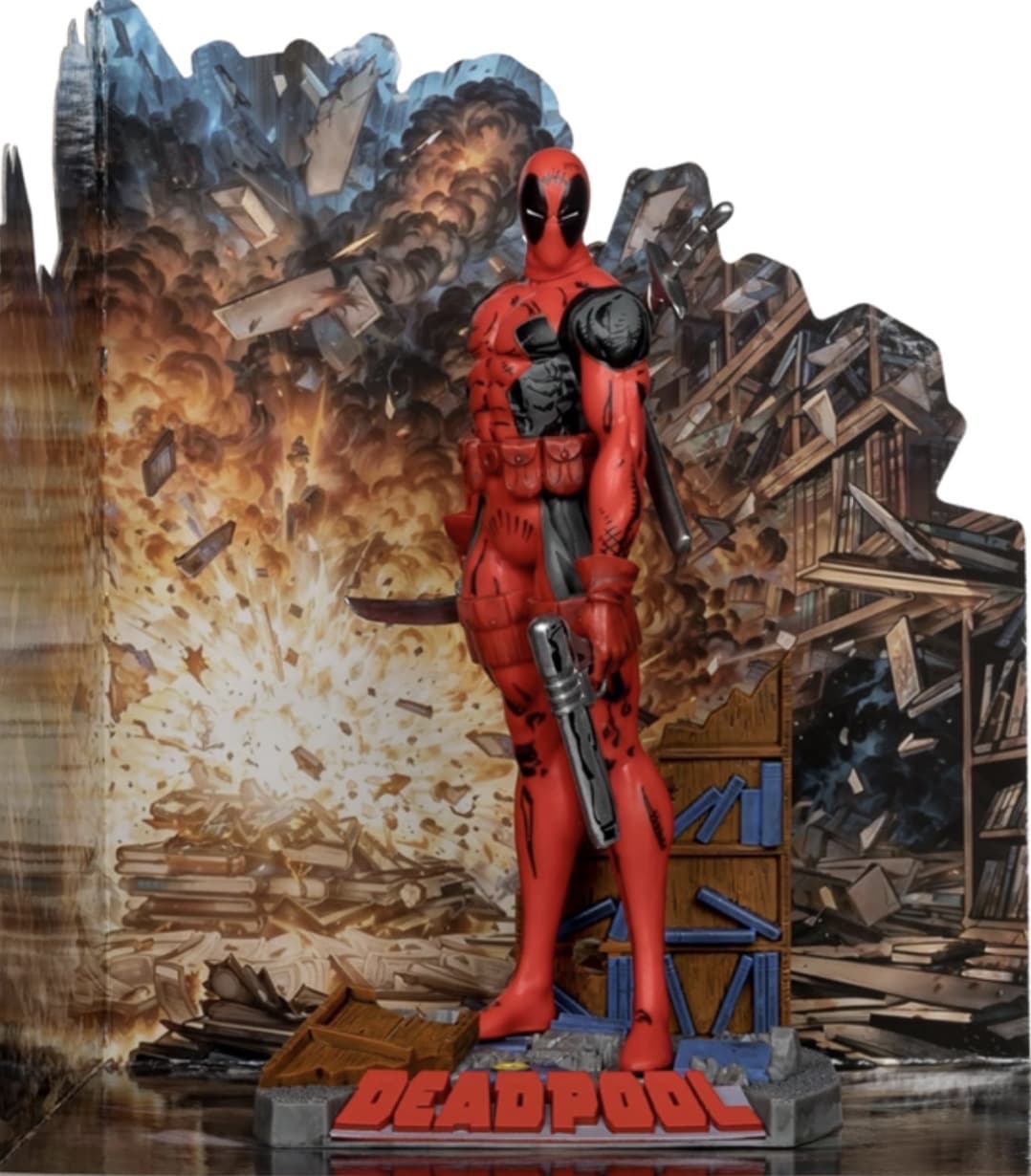 FIGURA MARVEL DEADPOOL POSADA DE 18 CM