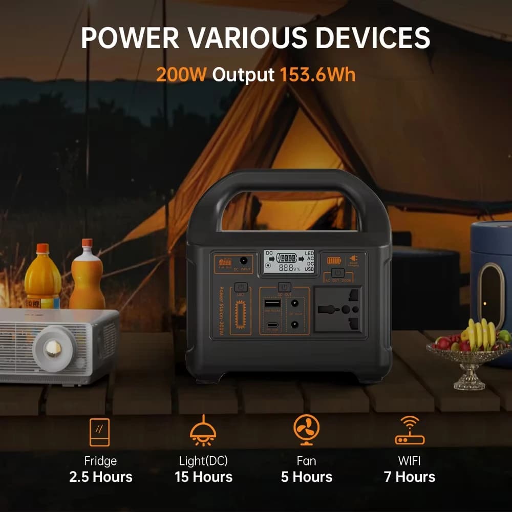 Estación de Energía Portátil Gaiaray 200W 153.6Wh [Envío desde Europa]