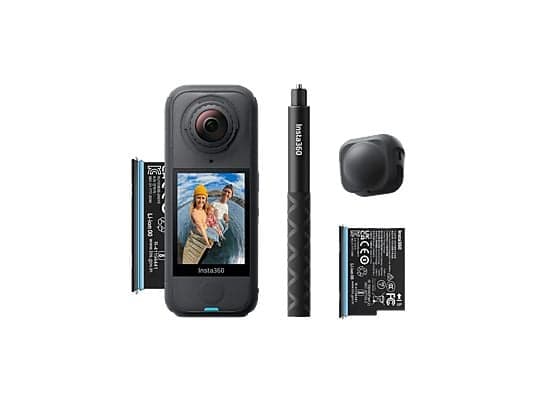 Cámara Insta360 X4 Air Starter Kit (8K 360°, Autonomía 88 min, Ultra-ligera, Negro)