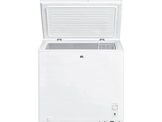Congelador horizontal - ok. OFZ 171 E W, 198 l, 84.5 cm, Control temperatura, 4 estrellas, Blanco