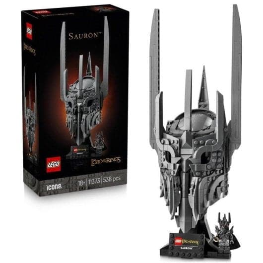 LEGO Icons El Señor de los Anillos Casco de Sauron 11373 538 piezas