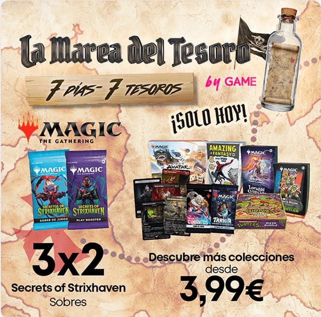 3x2 en sobres Magic: The Gathering Secrets of Strixhaven + otros coleccionables desde 3,99€ - GAME