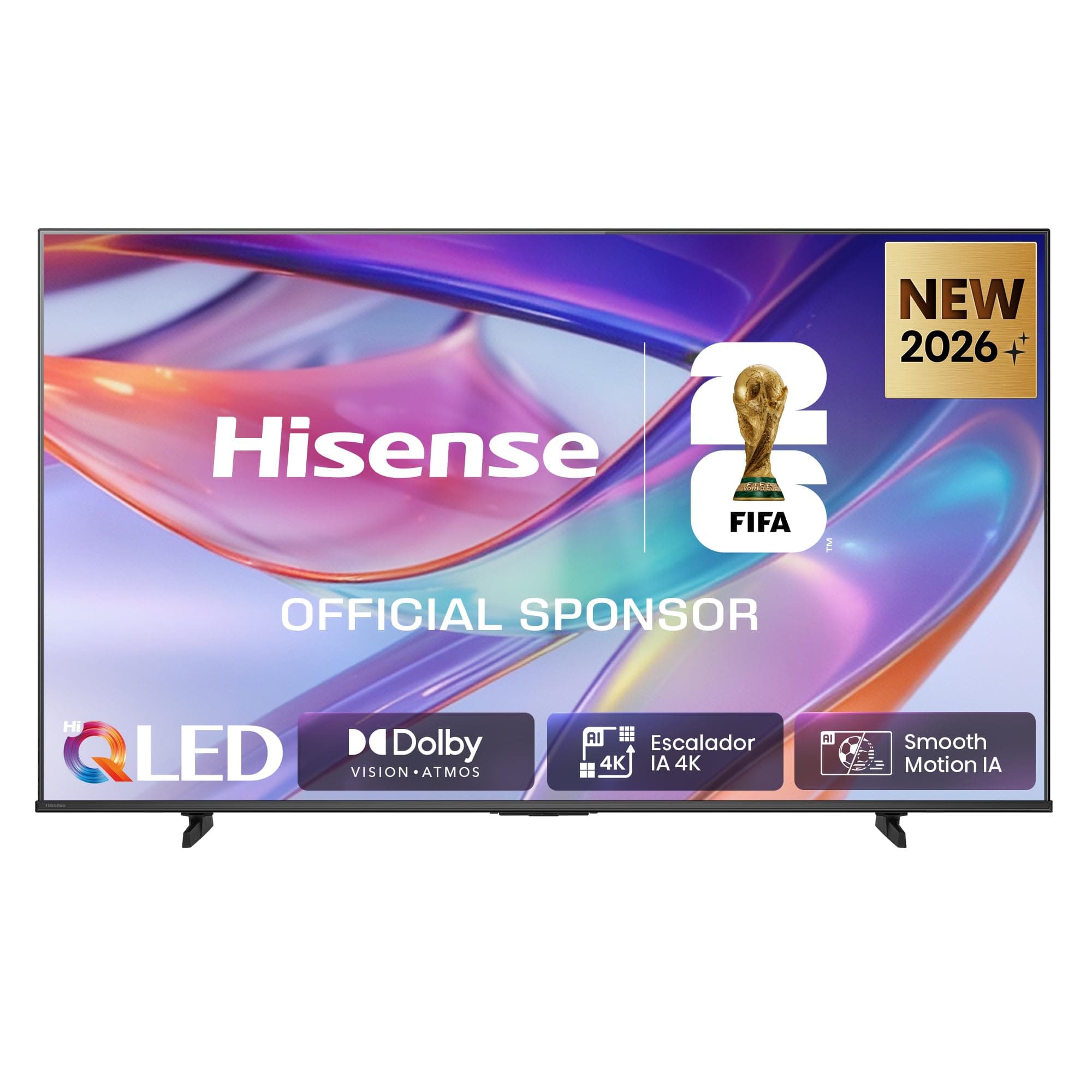 Hisense 55E7S - Hi-QLED Smart TV 55 Pulgadas, Hi-QLED Color, Dolby Vision.Atmos, Escalador IA 4K (Montaje y configuración GRATIS)
