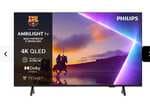 TV QLED 65" - Philips Ambilight 65PUS8510/12, UHD 4K, Titan OS, Smart TV, Pixel Precise Ultra HD, Dolby Atmos, Negro mate