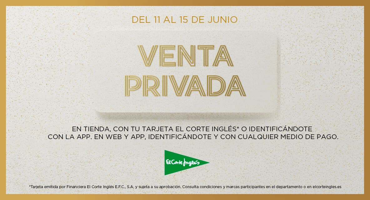 Regresa la venta privada en El Corte Ingles a las 22:00
