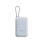 Official Xiaomi Power Bank 10000mAh (Integrated Cable), Potencia Máxima de 22.5 W, Carga Rápida Bidireccional de Tipo C