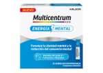 Multicentrum Energía Mental - Complemento Alimenticio con Vitaminas B, Fosfoserina y Glutamina | 20 Sobres Bucodispersables | Sin Gluten
