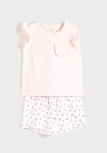 Pijama de dos piezas de Bebé TEX BABY 100% algodón tallas 12m y 18m