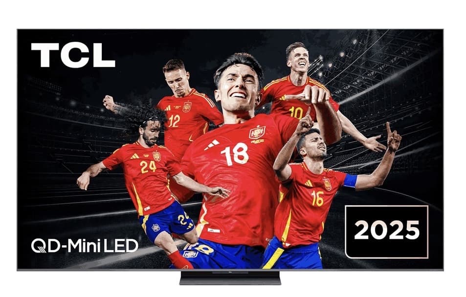 TV QD-Mini LED 75" - TCL 75C8K, 4K HDR Premium 4500 nits, FALD, Smart TV with Google TV, Dolby Vision IQ·Atmos, 144 Hz