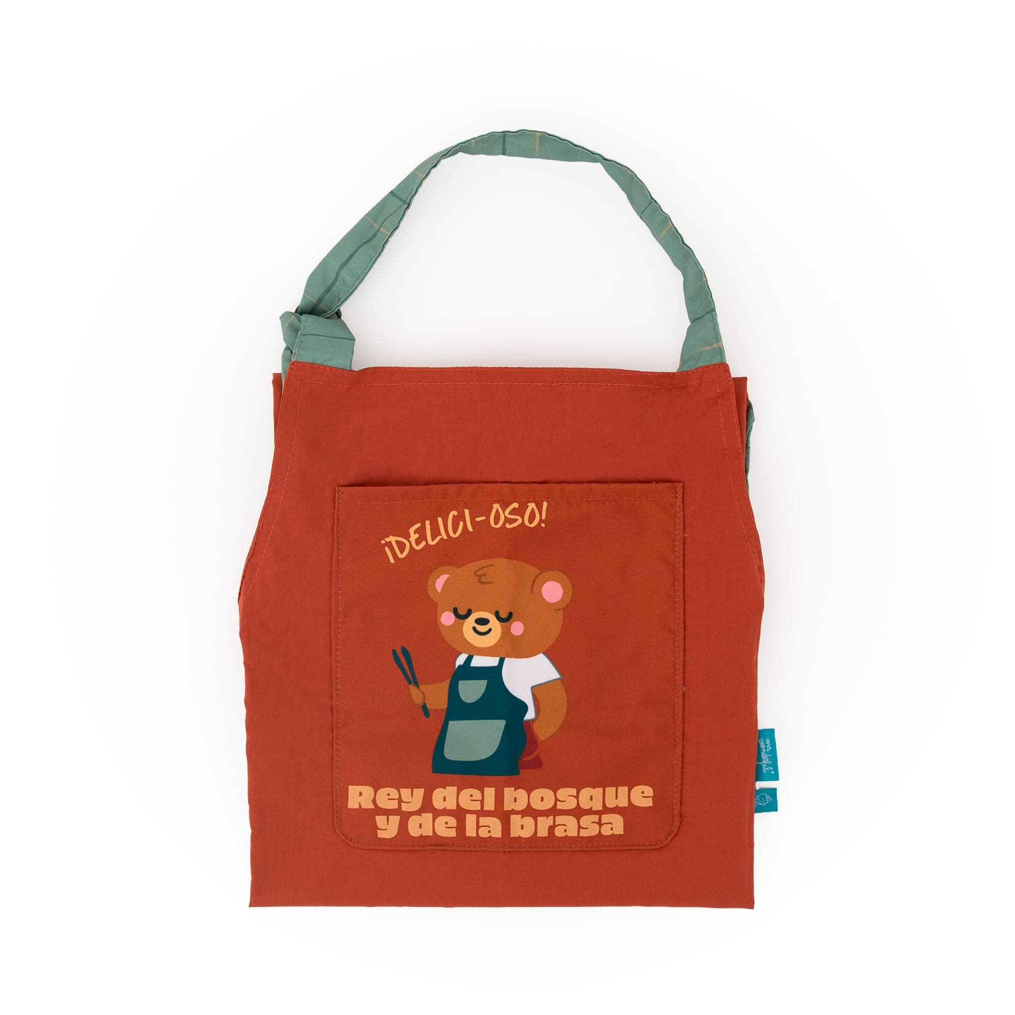 Mr. Wonderful Delantal con Mensaje – Rey del Bosque y de la Brasa