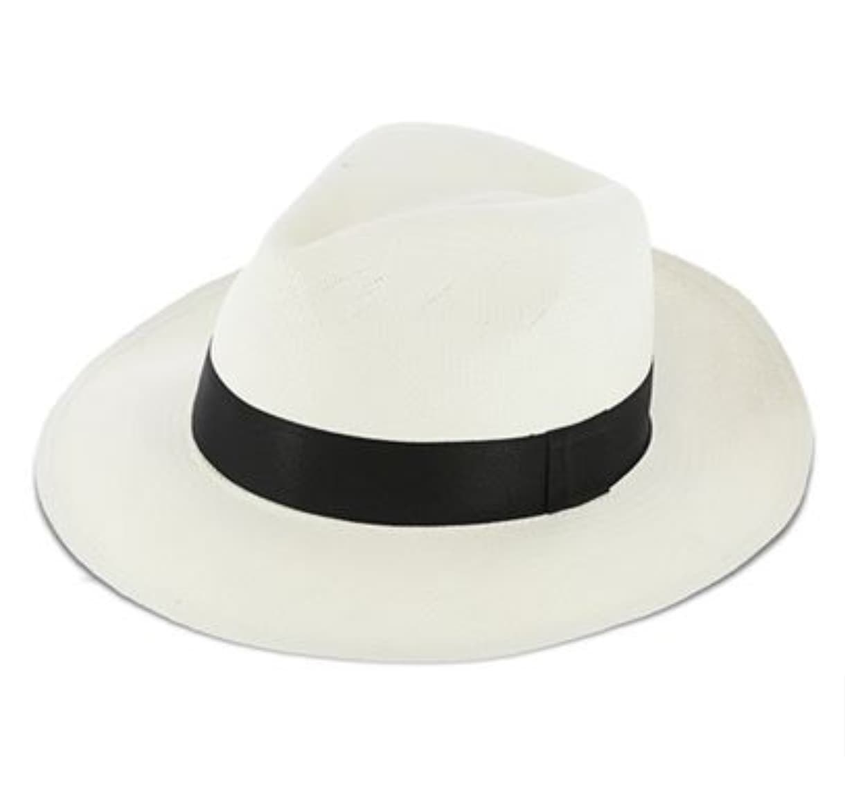 Sombrero Panamá Blanco (Con el flow entre Michael Jackson y Moncho Chavea) - Talla 60/61