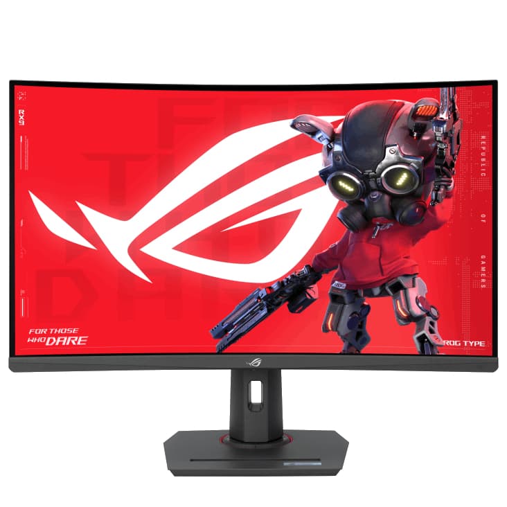 Monitor gaming ASUS ROG Strix XG32WCMS de 31,5" WQHD, 280 Hz, 1 ms, VA curvo, HDR, negro