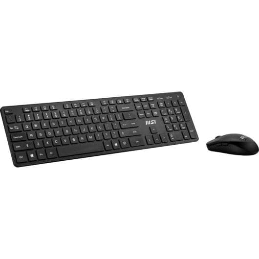 MSI Wireless Combo Copilot PRO de membrana con ratón inalámbrico y tecla Copilot
