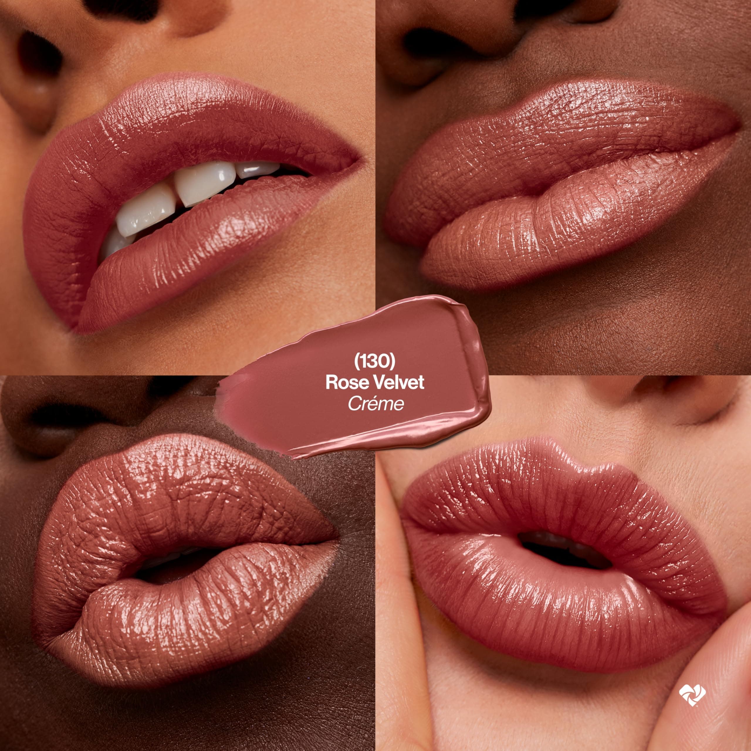 REVLON Super Lustrous Lipstick, Barra de Labios Cremosa 130 ROSE VELVET Cupón adicional en la página
