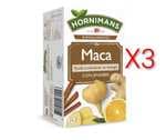 X3. Hornimans Infusión de Maca con Jengibre 100% Natural | 20 bolsitas | Sin Teína. Ayuda a mantener tu energía.