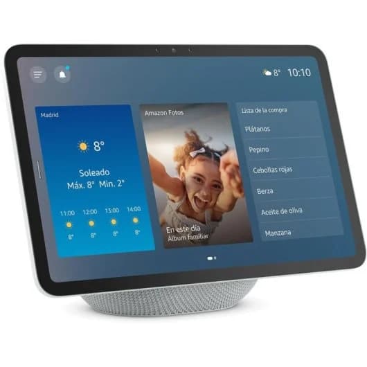 Pantalla Inteligente Amazon Echo Show 11 Blanco Glacial (Pantalla Táctil Full HD 11" /Audio Espacial/Hub Zigbee,Thread y Matter/Cámara 13 MP