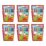 STABILO - Rotulador - Trio A-Z - 6x Estuche de 12 colores