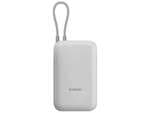 Powerbank - Xiaomi 20000 mAh, 1x USB-C, 1x USB-A, Cable Integrado, 22.5W, Blanco