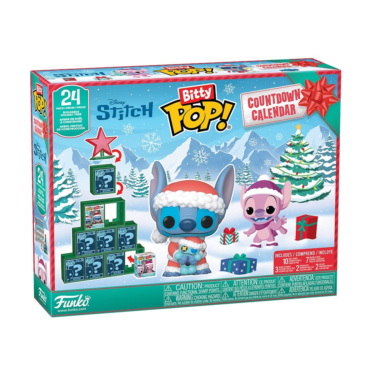 Bitty Adv.Calendar Stitch Holiday Disney Lilo And Stitch