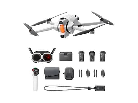 Dron - Insta360 Antigravity A1, 24 min Autonomía, Captura 8K 360º