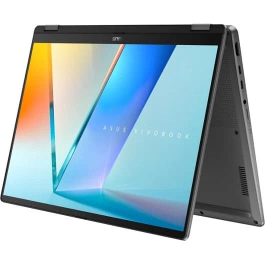 Asus Vivobook 14 Flip TP3407 (360°) - 14" OLED WUXGA (1920x1200), Ultra 5 226V, 16GB RAM, 512GB SSD, Intel Arc Graphics, W11H, 1,57Kg, Gris