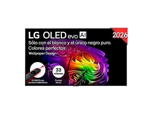 TV OLED 65" - LG OLED65G64LW, OLED 4K, Procesador Inteligente α11 AI
