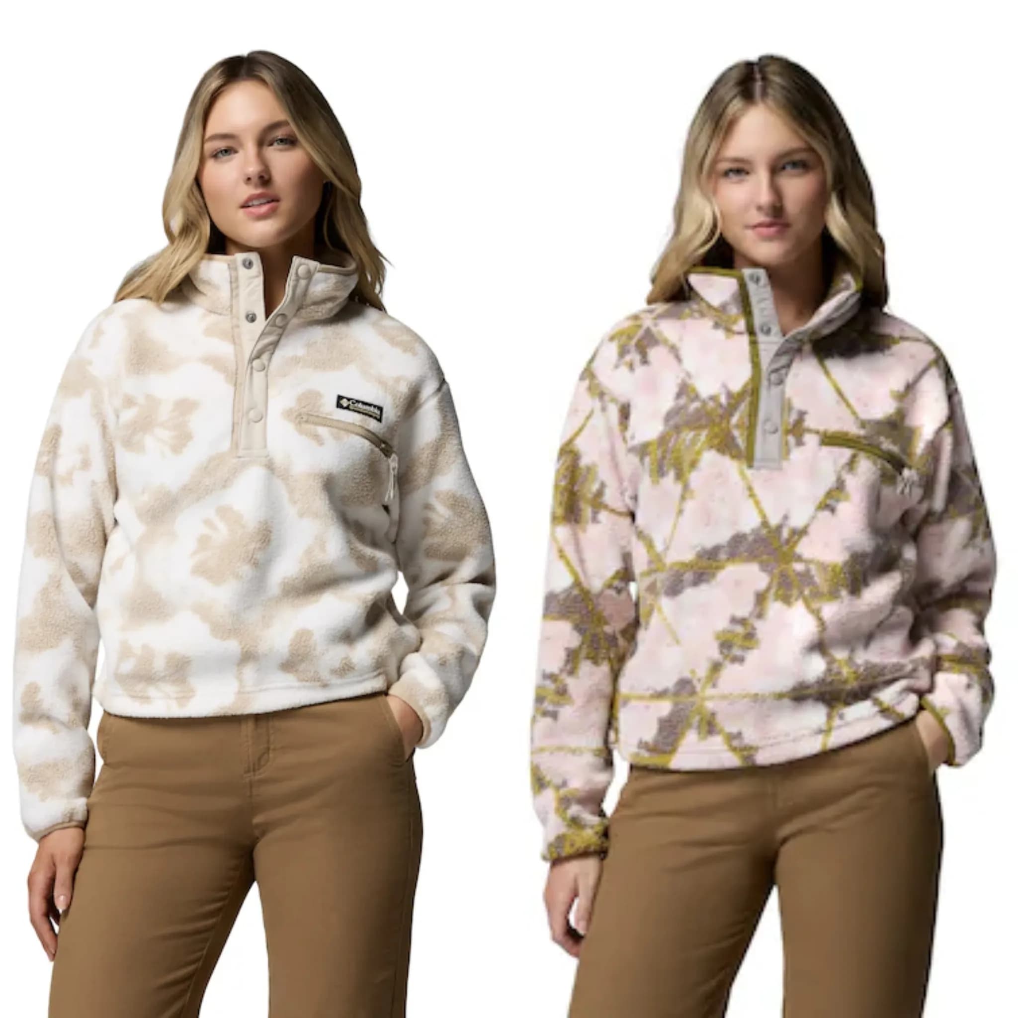 Forro polar de mujer Helvetia II Printed Cropped Columbia