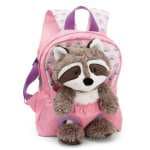 Mochila + Peluche NICI Mapache Travel Friends – Extrasuave