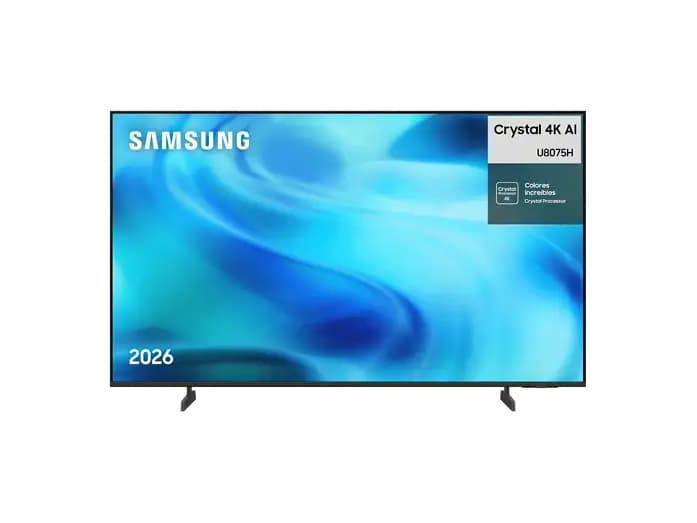 TV LED 43" - Samsung TU43U8075HU, UHD 4K, Crystal Processor 4K, Smart TV, Wifi, Negro